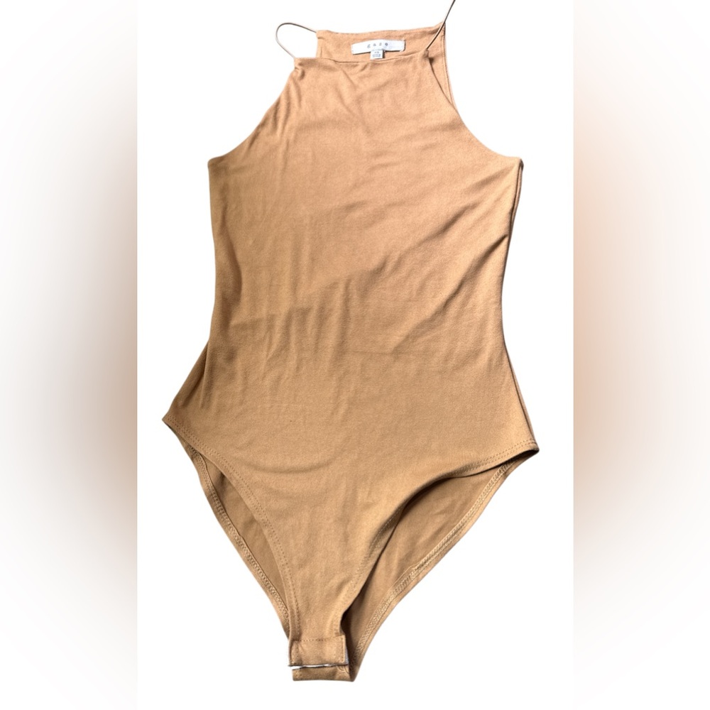 Gaze Bodysuit tank top snap closure spaghetti straps